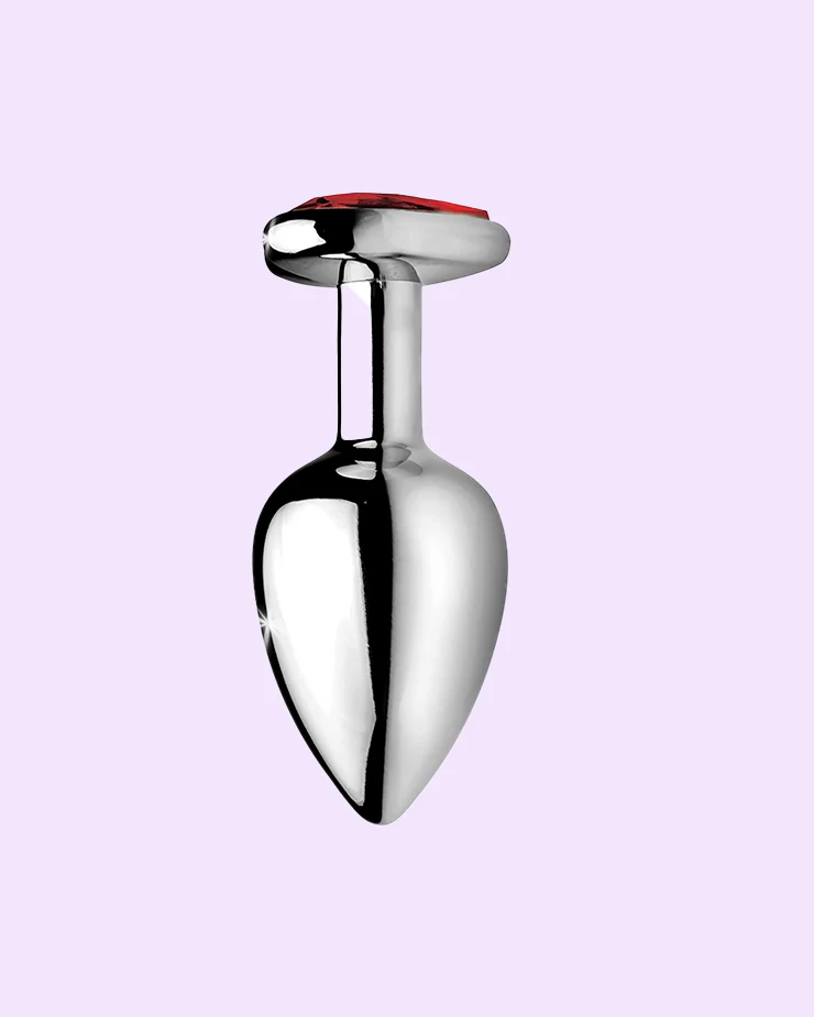 Booty Sparks Red Heart Gem Anal Plug - Image 3