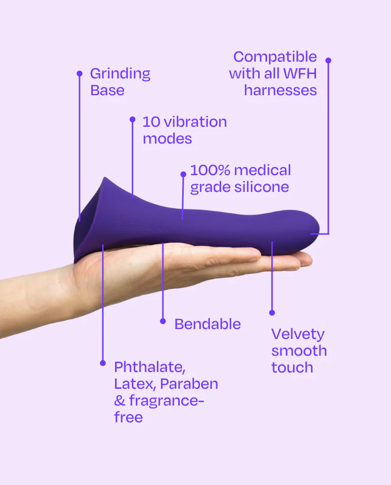 Fusion Vibe 2.0 - Vibrating Strap-On Dildo with Grinding Base™ - Image 15