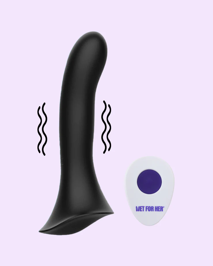 Fusion Vibe 2.0 - Vibrating Strap-On Dildo with Grinding Base™ - Image 9