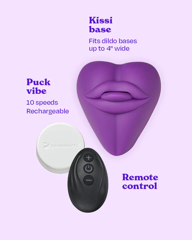 BUNDLE Kissi + Puck Vibe - Vibrating Dildo Base Cover Cushion - Image 3