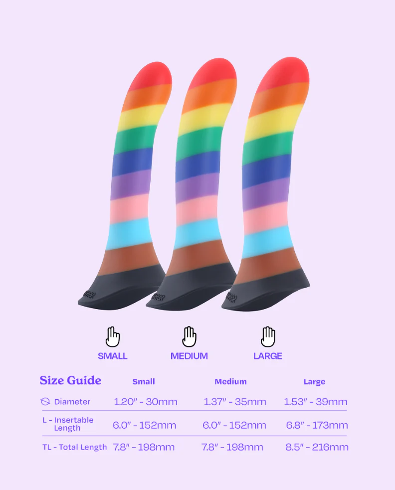 Pride Fusion - Strap-On Dildo with Grinding Base™ - Image 3