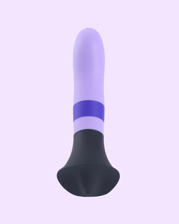 Purple Kiss Fusion - Strap-On Dildo with Grinding Base™ - Image 4