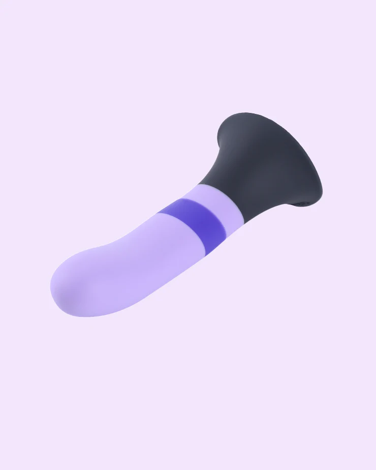 Purple Kiss Fusion - Strap-On Dildo with Grinding Base™ - Image 8