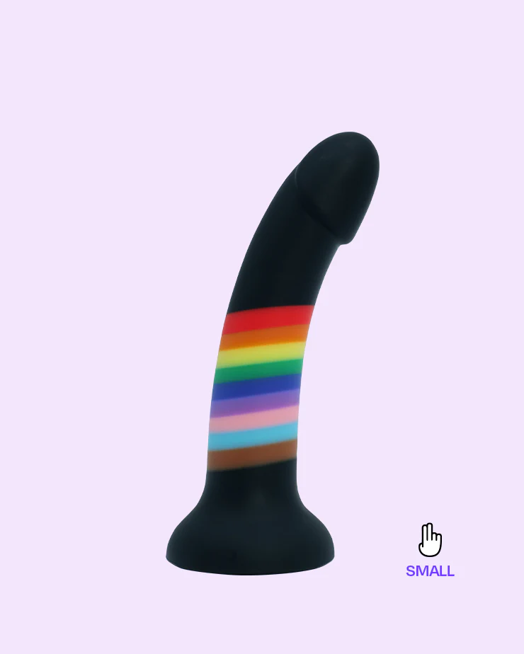 Rainbow Strap-On Dildo - Image 10