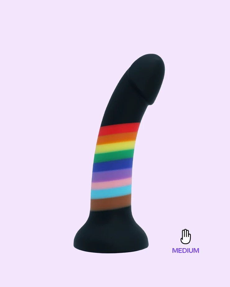 Rainbow Strap-On Dildo - Image 11