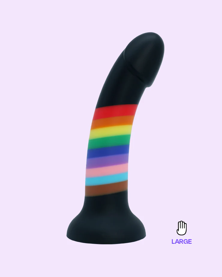 Rainbow Strap-On Dildo - Image 12