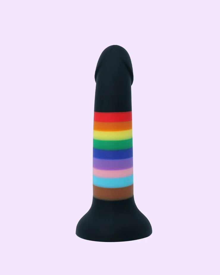 Rainbow Strap-On Dildo - Image 6