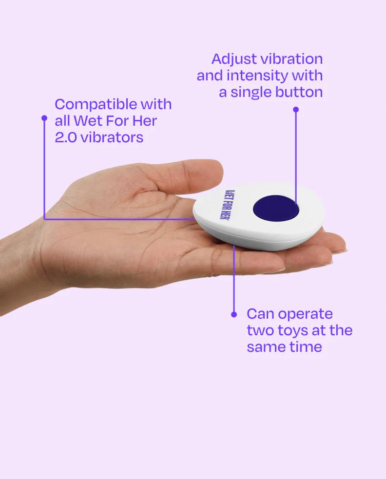 ClickHer - Remote Control for 2.0 Sex Toys by Wet For Her - Image 4