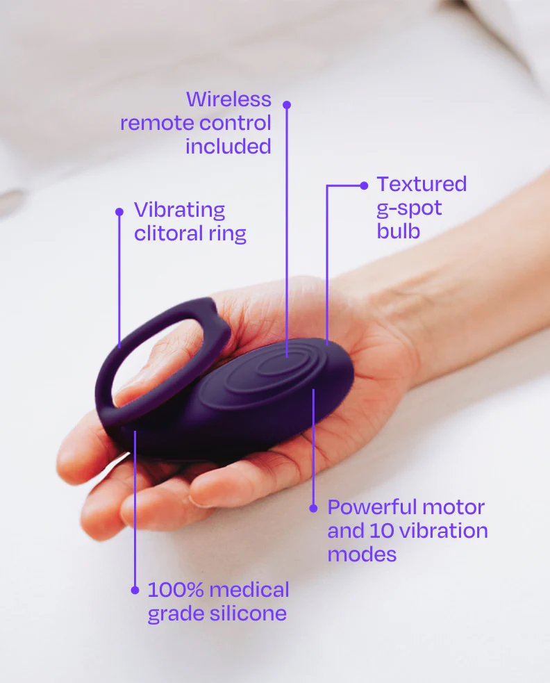RockHer® Mini - Scissoring Vibrator + Remote Control - Image 7